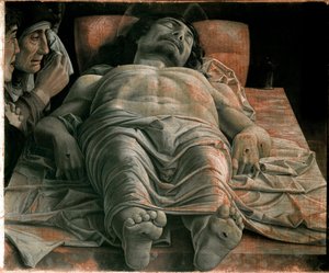 死去的基督 作者 安德里亚·曼特尼亚（Andrea Mantegna）