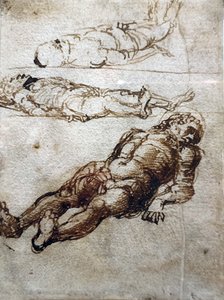 为逝去的基督进行的三项研究 作者 安德里亚·曼特尼亚（Andrea Mantegna）