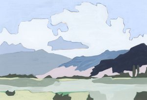 梦幻天空，2023 年（丙烯酸纸张） 作者 安德里亚·梅吉亚