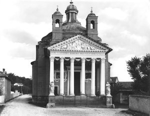 Villa Barbaro酒店的Tempietto外观，建于1580年至1884年