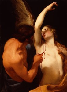 代达罗斯和伊卡洛斯，约 1645 年（布面油画） 作者 Andrea Sacchi