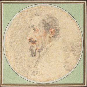 教皇亚历山大七世绘画 作者 安德里亚·萨基（Andrea Sacchi）
