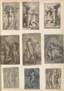 海格力斯，内瑟斯绑架戴安娜拉，约1540年。 作者 安德里亚·夏维亚（Andrea Schiavone）