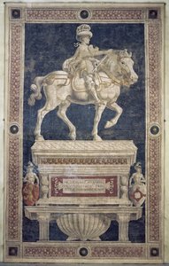 Niccolo Marucci da Tolentino（1435），1456（新鲜）的马术纪念碑