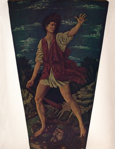 青春的大卫，c1450 作者 安德里亚·德尔·卡斯塔尼奥
