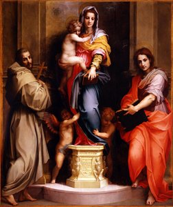 哈比斯的麦当娜 作者 安德里亚·德尔·萨托（Andrea del Sarto）