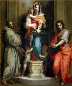 哈比斯的麦当娜 作者 安德里亚·德尔·萨托（Andrea del Sarto）