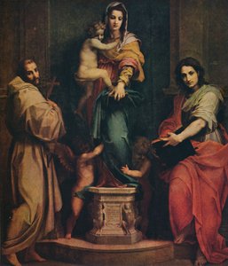 哈比斯的麦当娜，1517年 作者 安德里亚·德尔·萨托（Andrea del Sarto）