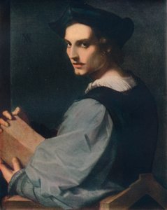 年轻人肖像，c1517，1911年 作者 安德里亚·德尔·萨托（Andrea del Sarto）