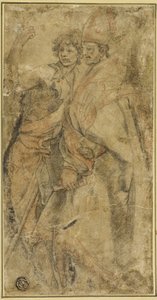 施洗者圣约翰和圣贝尔纳多-德利乌贝蒂 作者 安德里亚·德尔·萨托（Andrea del Sarto）