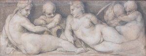 古典风格的人物场景 作者 安德里亚·德尔·萨托（Andrea del Sarto）
