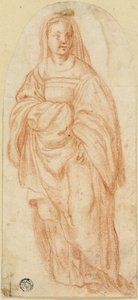 站立的女人 作者 安德里亚·德尔·萨托（Andrea del Sarto）