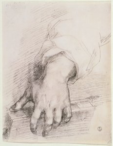 研究竖琴的麦当娜（粉笔在纸上） 作者 安德里亚·德尔·萨托（Andrea del Sarto）