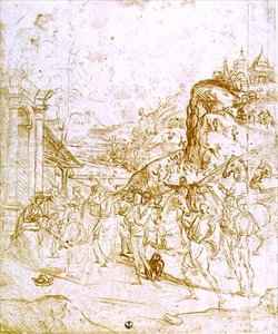 麦琪的崇拜》（纸上粉笔画 作者 安德里亚·德尔·萨托（Andrea del Sarto）
