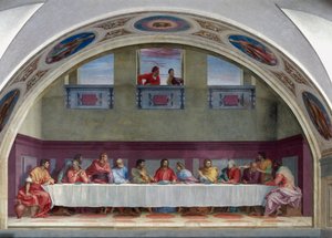 最后的晚餐 作者 安德里亚·德尔·萨托（Andrea del Sarto）
