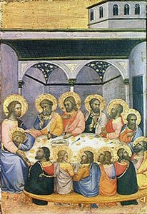The Last Supper，c.1420（面板上的蛋彩画）