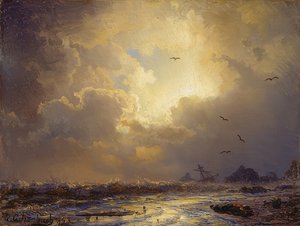 暴风雨过后。 1853年