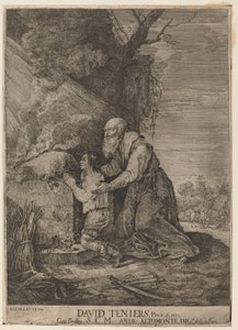以撒的献祭 作者 安德烈亚斯·阿尔托蒙特（David Teniers the Younger）