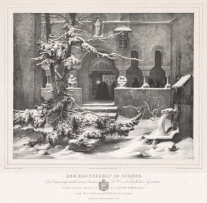 有雪的教堂庭院 作者 安德烈亚斯（Andreas Borum）