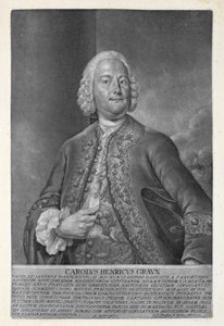 Carl Heinrich Graun（1703-59）由Valentin Daniel Preissler（1717-65）1752（mezzotint）刻。 作者 安德烈亚斯·莫勒（Andreas Moller）