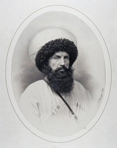 伊玛目沙米尔的画像1797-1871，1859年
