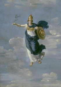 天空中的密涅瓦，1820年 作者 安德烈·伊万诺维奇·伊万诺夫