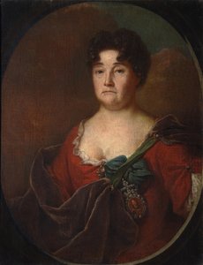 阿纳斯塔西娅-彼得罗夫娜-戈利茨娜伯爵夫人的肖像，1665-1729，女，普罗佐洛夫斯卡娅，1728年 作者 安德烈·马特维耶维奇·马特维耶夫