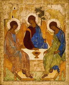 俄语："三位一体" Holy Trinity (Troitsa)