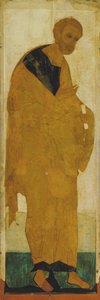 使徒彼得从Deesis范围，约1408年 作者 安德烈·鲁布列夫（Andrei Rublev）