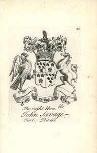 第五代里弗斯伯爵约翰·萨维奇（John Savage）的徽章和徽章 作者 安德鲁·约翰斯顿