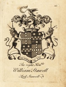 尊敬的威廉-史达威，史达威勋爵，史达威第三男爵（卒于1742年）的纹章 作者 安德鲁·约翰斯顿