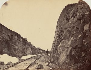 图版 1.卡迈克尔切口，花岗岩卡农，1869 年（照片） 作者 安德鲁·约瑟夫·拉塞尔