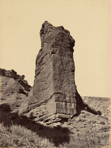 图版 31.纪念碑岩，回声峡谷口，1869 年（照片） 作者 安德鲁·约瑟夫·拉塞尔