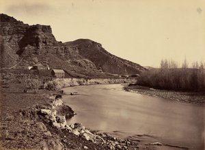 图版 35.回声城，韦伯河上望去，1869 年（照片） 作者 安德鲁·约瑟夫·拉塞尔