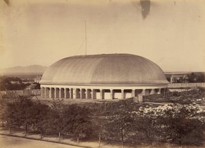 图版 50.摩门大礼拜堂，1869 年（照片） 作者 安德鲁·约瑟夫·拉塞尔