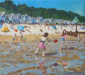 Bat and ball,Wells- next -the-sea, 2019,(oil on canvas) 作者 安德鲁·马卡拉（Andrew Macara）