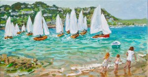 追逐船只，Salcombe，2018年， 作者 安德鲁·马卡拉（Andrew Macara）