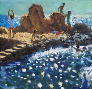 Sea sparkle,Rovinj,2016(oil on canvas) 作者 安德鲁·马卡拉（Andrew Macara）