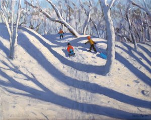 Winter, Bramcote, Nottingham, 2009 (oil on canvas) 作者 安德鲁·马卡拉（Andrew Macara）