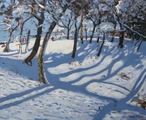 冬季，拉德曼洛，2010 年（布面油画） 作者 安德鲁·马卡拉（Andrew Macara）