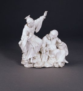 德比干边中国风乐队，象征着听觉中的某种感官，约c.1750-52（中国） 作者 安德鲁·普兰切（AndrewPlanché）