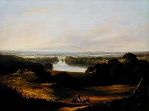 来自英格兰格洛斯特郡弗罗斯特山的风景（布面油画 作者 安德鲁·理查森（Andrew Richardson）