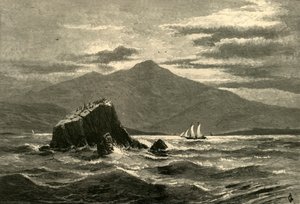Tamalpais山和红色门廊》，1872年。 作者 安德鲁·瓦里克·斯托特·安东尼