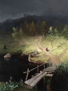 1918年暴风雨来临前 作者 安德烈·尼古拉耶维奇·谢尔德（Andrey Nikolayevich Shilder）