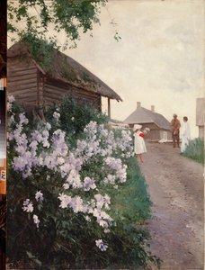 芬兰的乡间别墅 - 安德烈-尼古拉耶维奇-希尔德（1861-1919）的油画 - 俄罗斯艺术 作者 安德烈·尼古拉耶维奇·谢尔德（Andrey Nikolayevich Shilder）