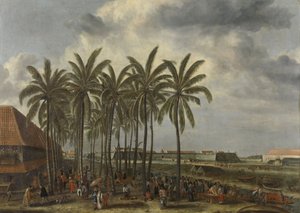 巴达维亚城堡，1661年 作者 安德斯·贝克曼