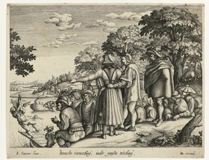 拉鹅 Vreuchts 令人惊叹，因德鹅徒步旅行（物体上的标题）