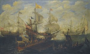 1571年10月7日，勒潘托战役 作者 安德斯·范·埃特维尔特