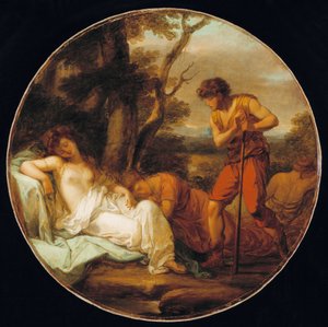 Cymon和Iphigenia，c。 1780 作者 当归考夫曼