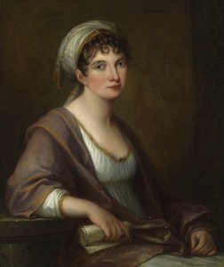 弗朗西斯卡·冯·考尼兹·里特贝格公主的肖像，生于伯爵夫人Ungnad von Weissenwolf，1805年 作者 当归考夫曼